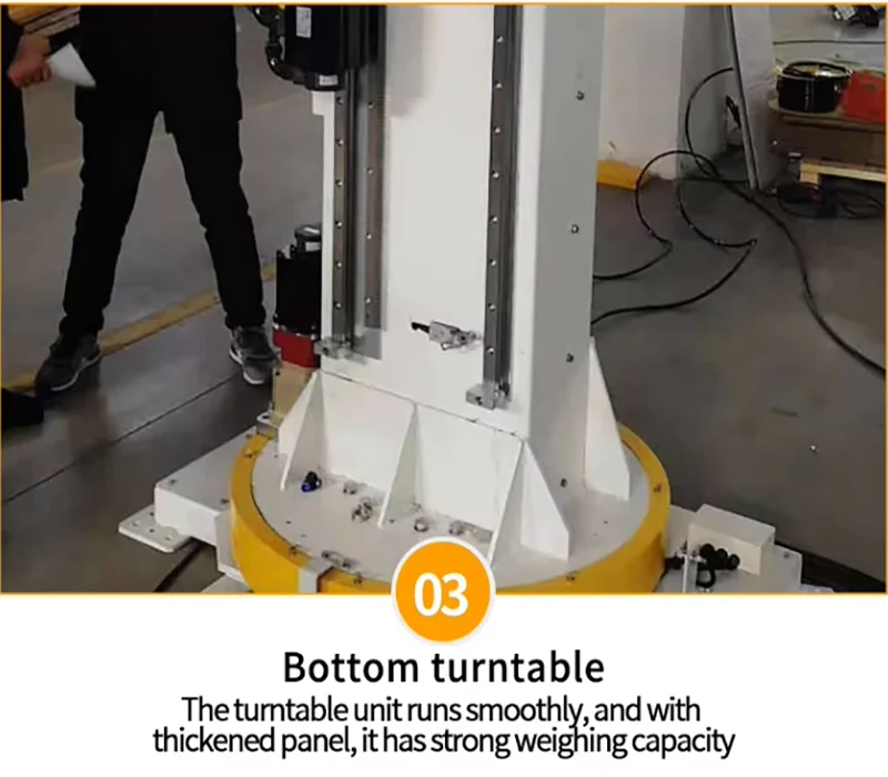 High precision fully automatic 10-50kg fertilizer granular salt animal feed vertical palletizer