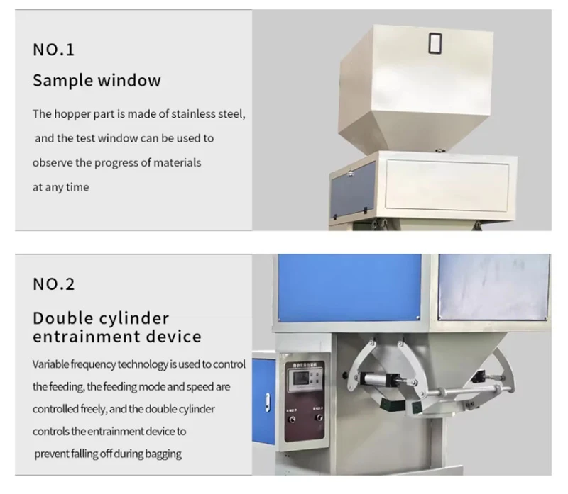 Single Bucket Packing Scale Soybean Corn Packing Machine Grain Automatic Powder Filling Machine