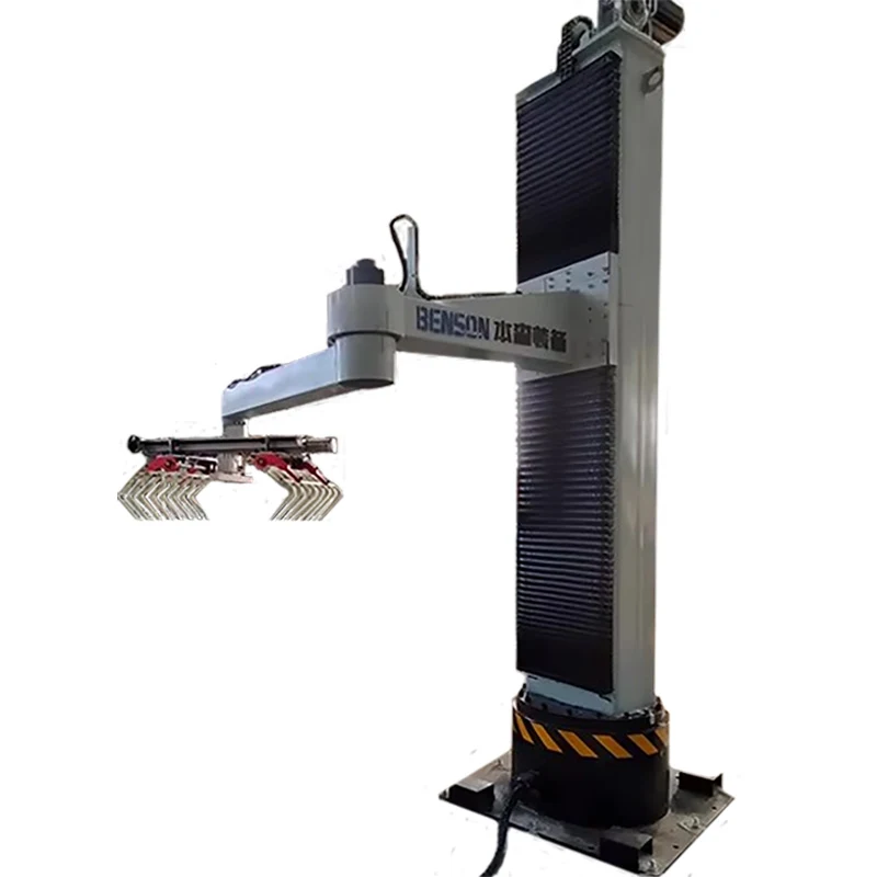 High precision fully automatic 10-50kg fertilizer granular salt animal feed vertical palletizer