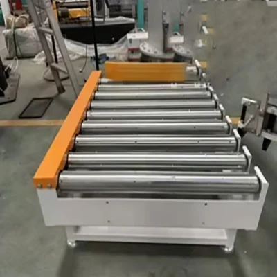 Automatic vertical column palletizer stacking system for bags, boxes and cartons, bag stacker, PLC control