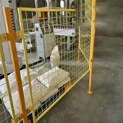 Automatic vertical column palletizer stacking system for bags, boxes and cartons, bag stacker, PLC control