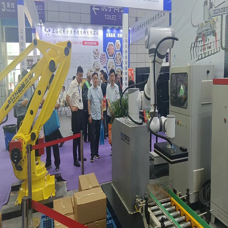 High precision fully automatic 10-50kg fertilizer granular salt animal feed vertical palletizer