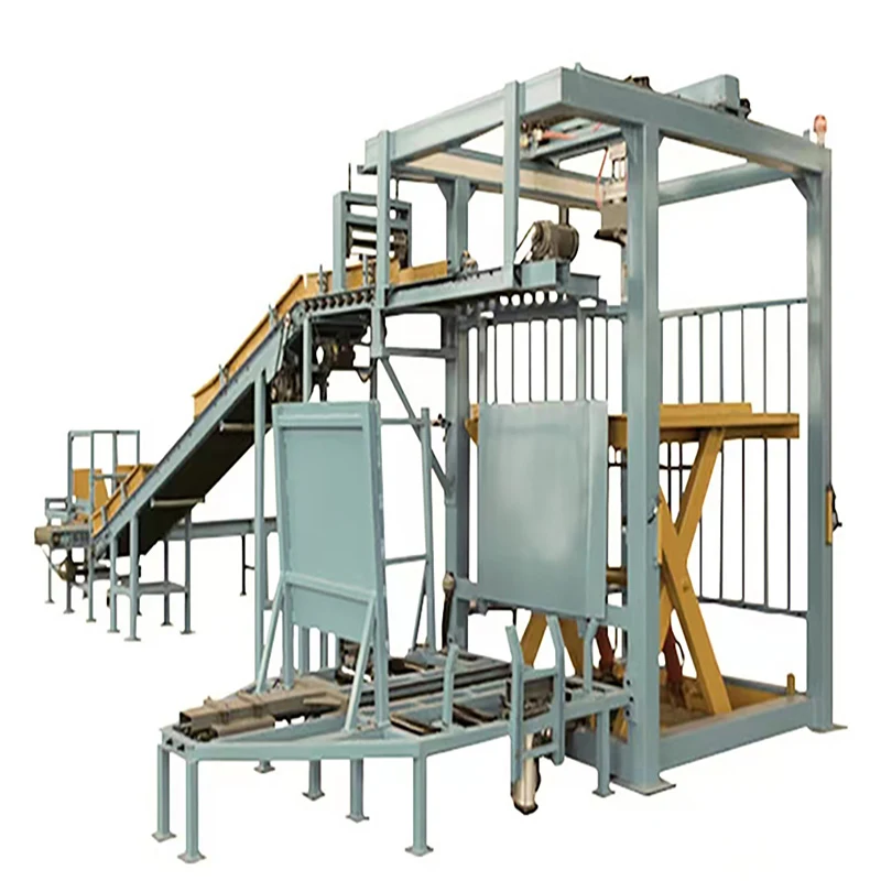 The gripping arm of the high - level palletizer for the intelligent control column of the automatic 20 - 50 kg bag carton conveyor used in beverage and food products