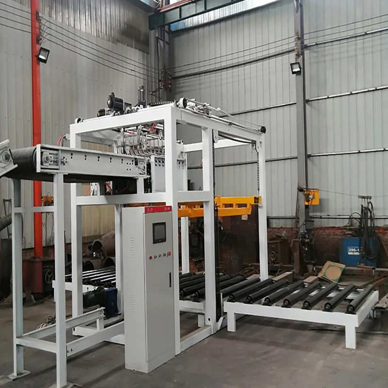 The gripping arm of the high - level palletizer for the intelligent control column of the automatic 20 - 50 kg bag carton conveyor used in beverage and food products
