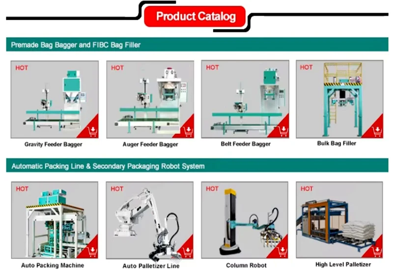 The gantry - type high - position palletizer is suitable for palletizing heavy objects with high load, has strong stability, a wide working range. It is produced by Benson manufacturer.