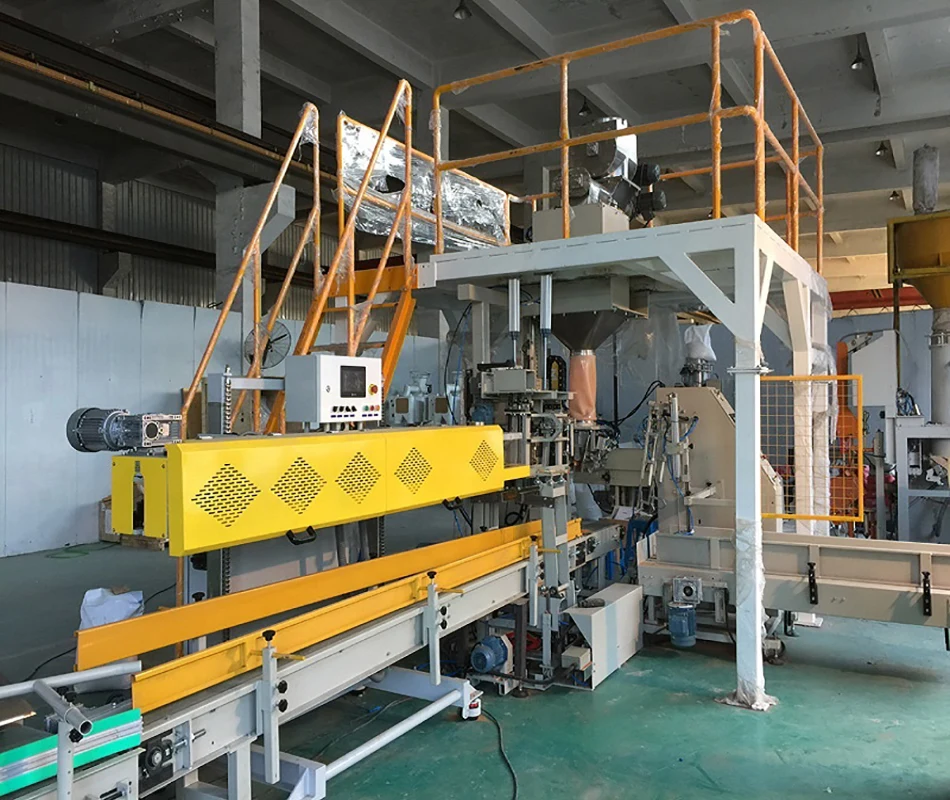 Auto Pre-made Bag Granular Packing Machine 25kg 50kg Copper Sulfide Concentrate Bagging Packaging Machine