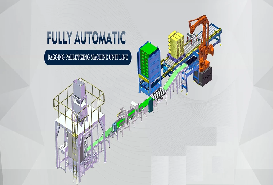 Auto Pre-made Bag Granular Packing Machine 25kg 50kg Copper Sulfide Concentrate Bagging Packaging Machine