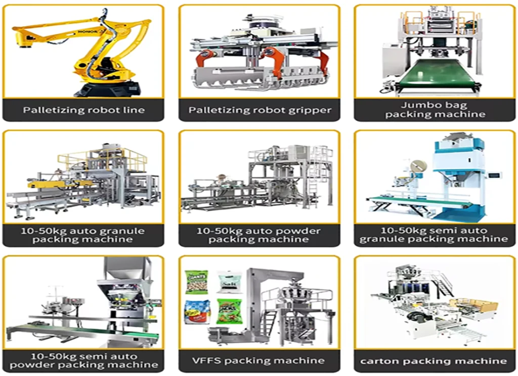 Automatic Packing Machine 10kg 25kg 50kg Rice Grain Sugar Packing Machine Pet Food Packing Machinery