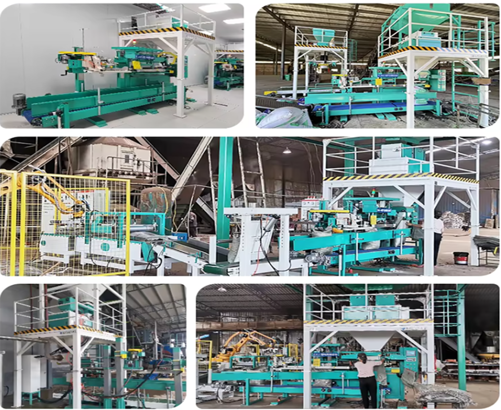 Granular Bagger 5kg 20kg 25kg 50kg Additives Wax Pellet Animal Feed Weighing Active Calcium Automatic Salt Packing Machine