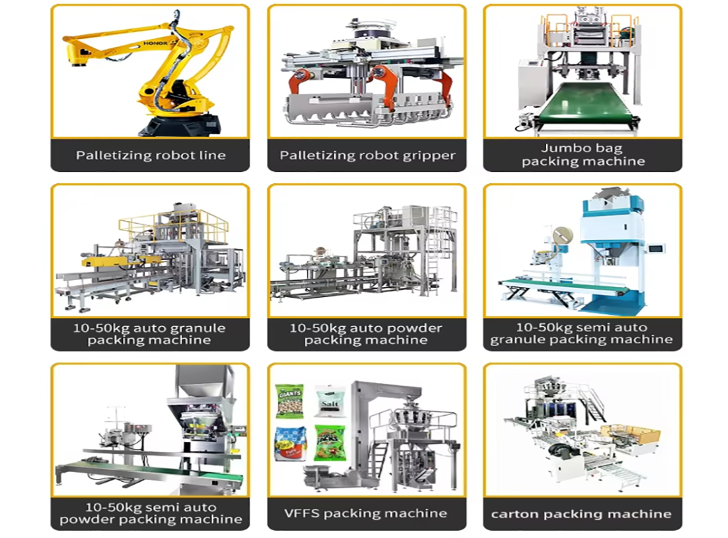 High Accuracy Automatic 10-50kg Animal Feed Fertilizer Granule Salt Packing Machine With Conveyor