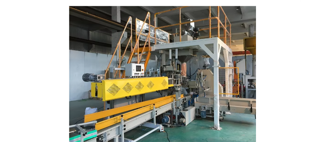 High Accuracy Automatic 10-50kg Animal Feed Fertilizer Granule Salt Packing Machine With Conveyor