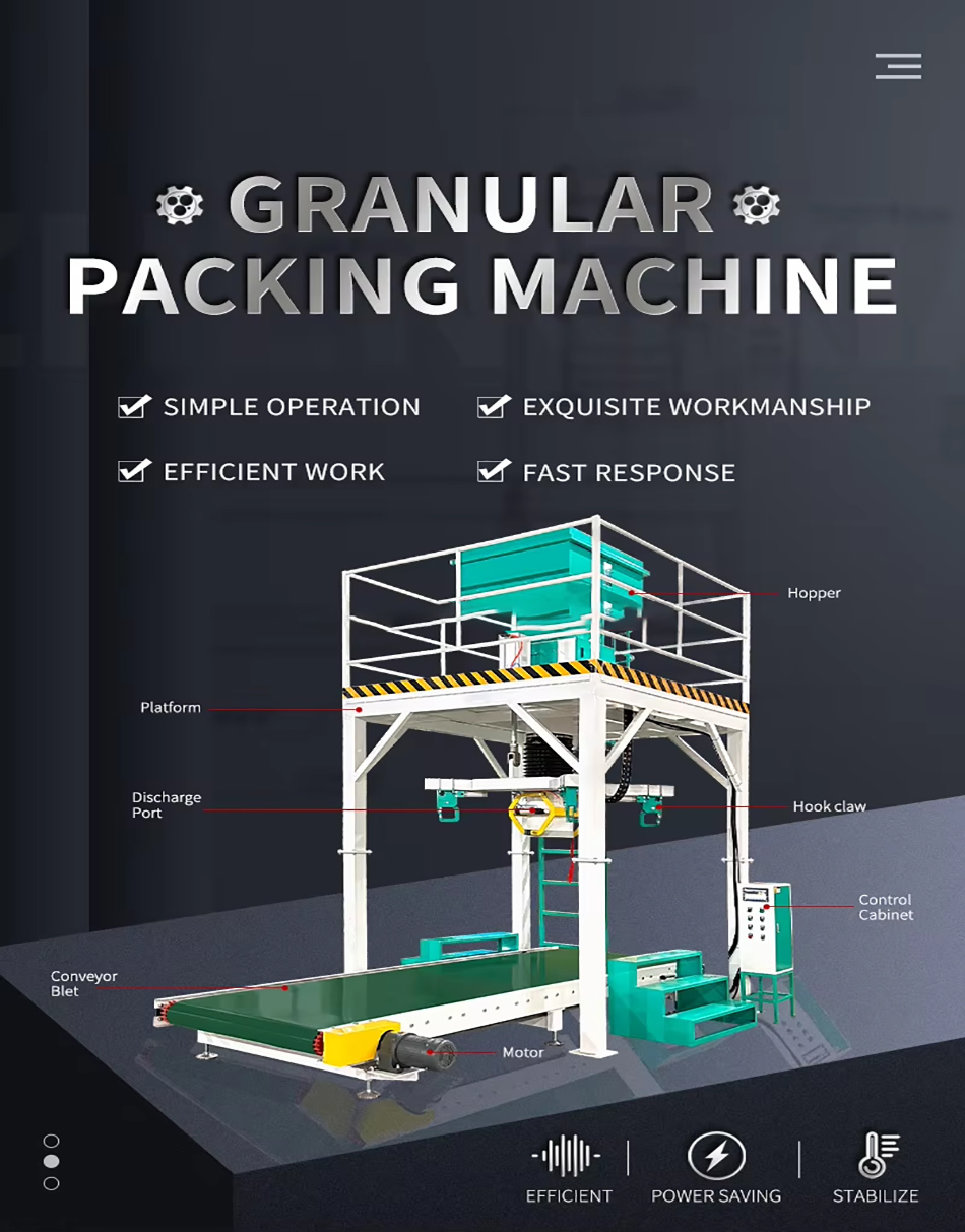 Large Bag Powder Packaging Machine 200KG Bulk Sawdust Packaging Machine 1000KG-2000KG Giant Animal Feed Big Bag Packaging Machine