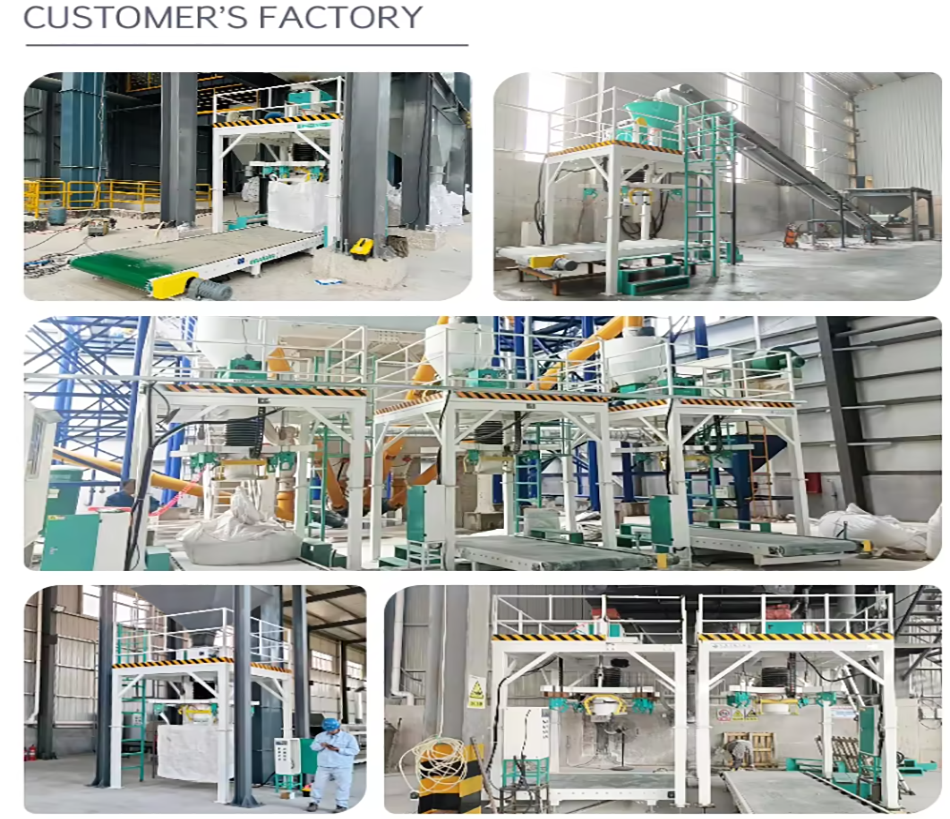 Large Bag Powder Packaging Machine 200KG Bulk Sawdust Packaging Machine 1000KG-2000KG Giant Animal Feed Big Bag Packaging Machine