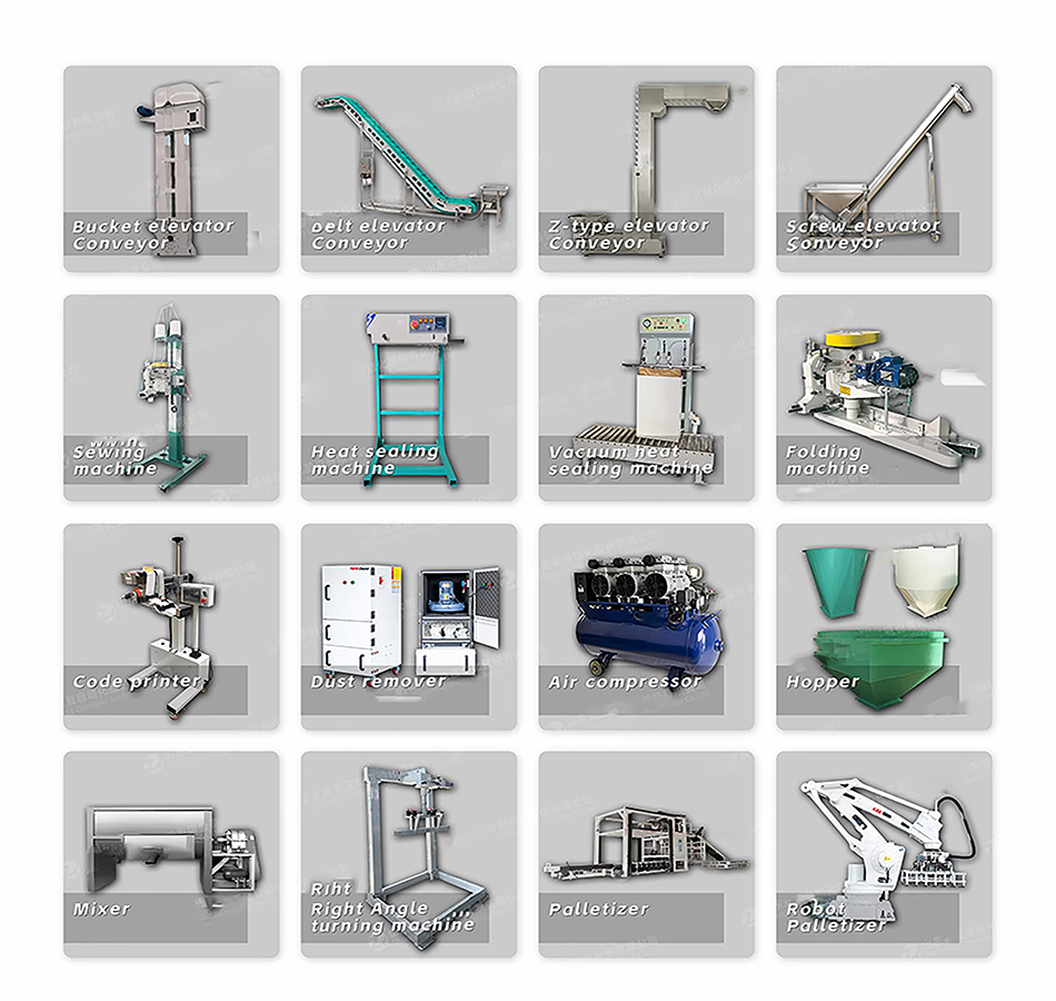 Large Bag Powder Packaging Machine 200KG Bulk Sawdust Packaging Machine 1000KG-2000KG Giant Animal Feed Big Bag Packaging Machine