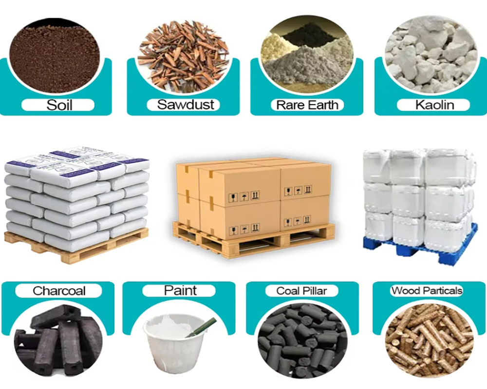 Fully automatic mechanical robot fertiliser column palletiser, 20kg 25kg 50kg compound fertiliser bagged factory robot palletising.