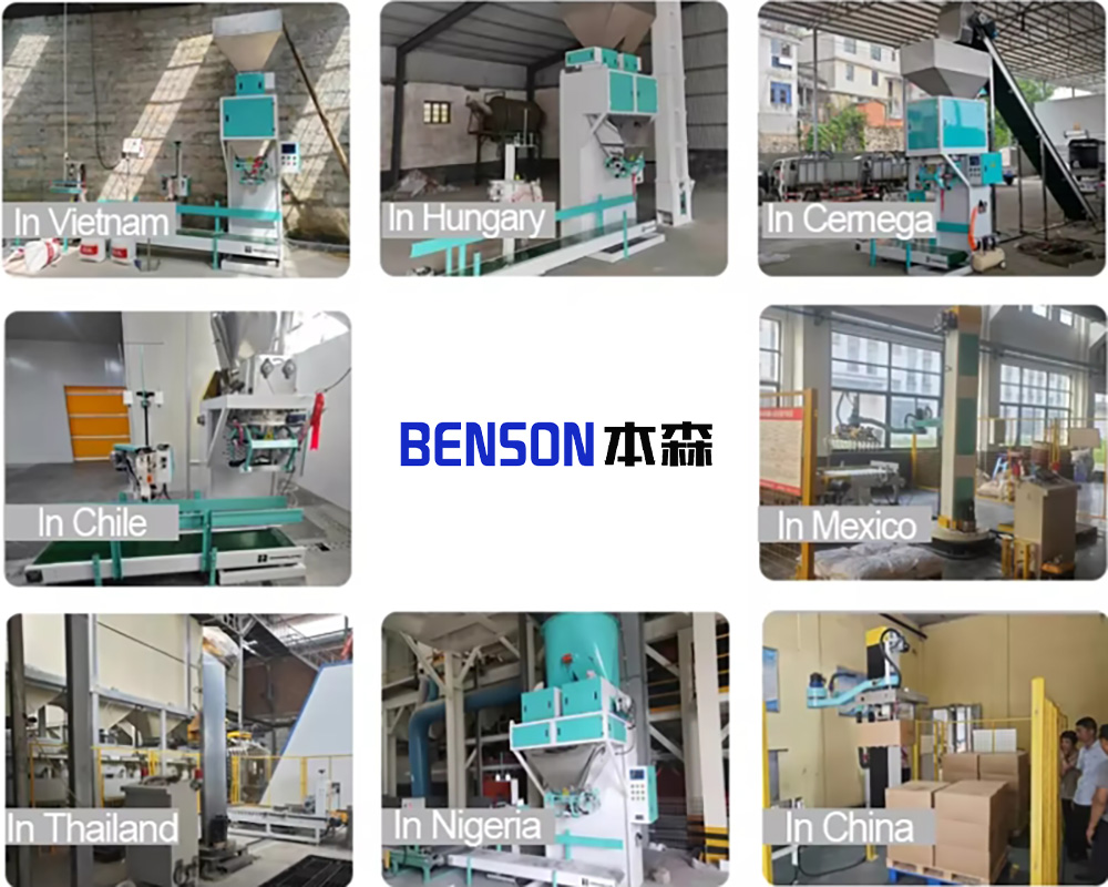 Automated Palletizer with 25kg and 50kg Intelligent Control, Carton Column Palletizing Robot, Palletizer for Food and Feed Packaging Bags