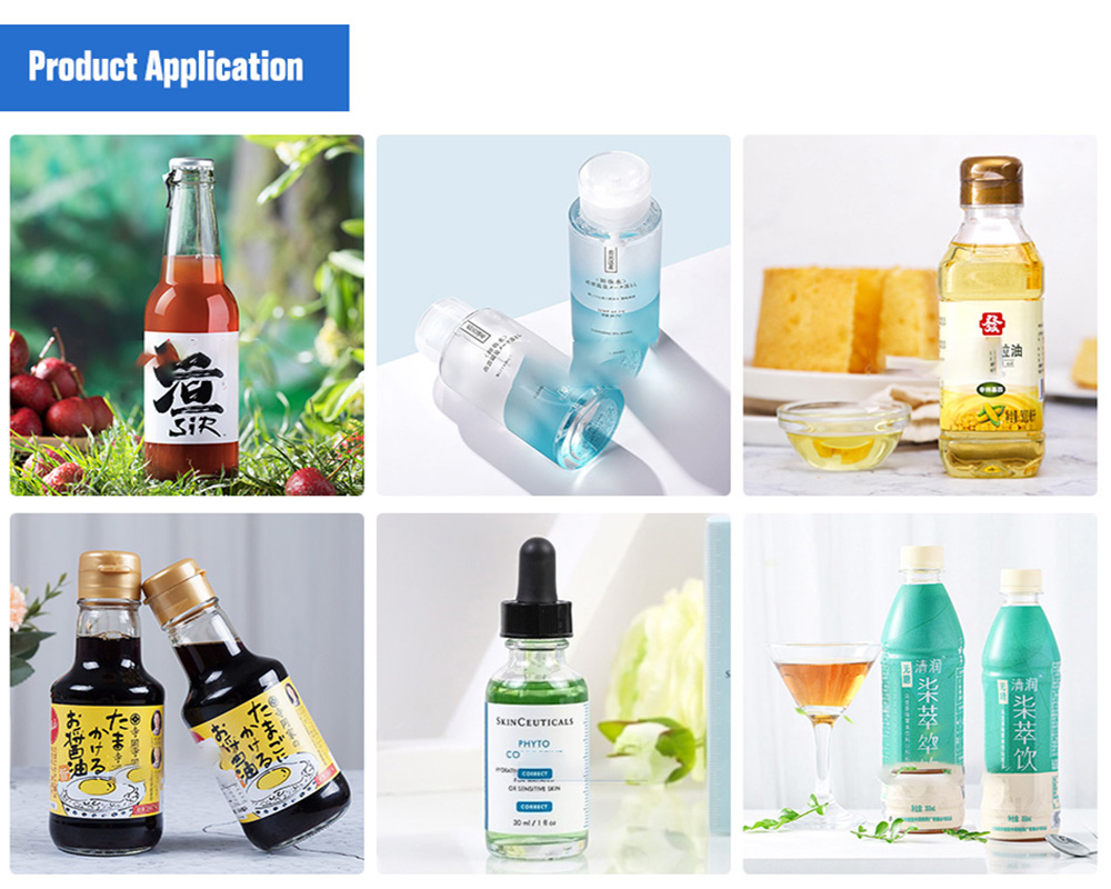 Multi-head linkage liquid filling machine, bottled ketchup 5 kg barreled peanut oil large bottle laundry detergent multi-head linkage liquid filling machine