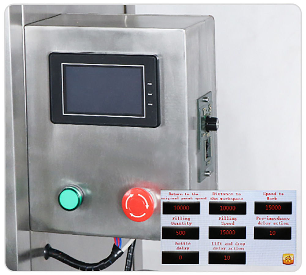 Multi-head linkage liquid filling machine, bottled ketchup 5 kg barreled peanut oil large bottle laundry detergent multi-head linkage liquid filling machine