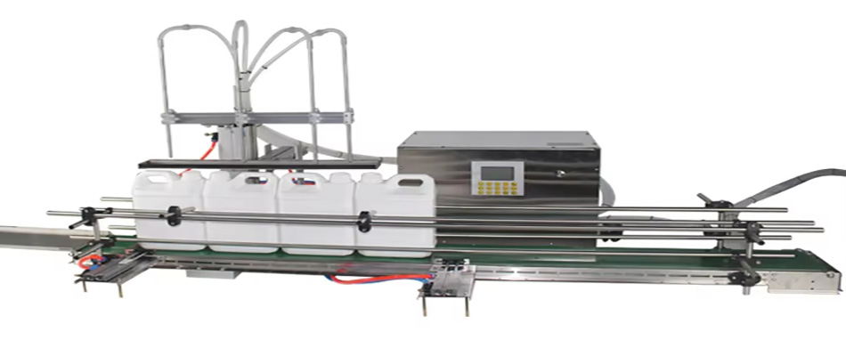 Automatic liquid filling machine 4 nozzle detergent vinegar laundry detergent filling machine