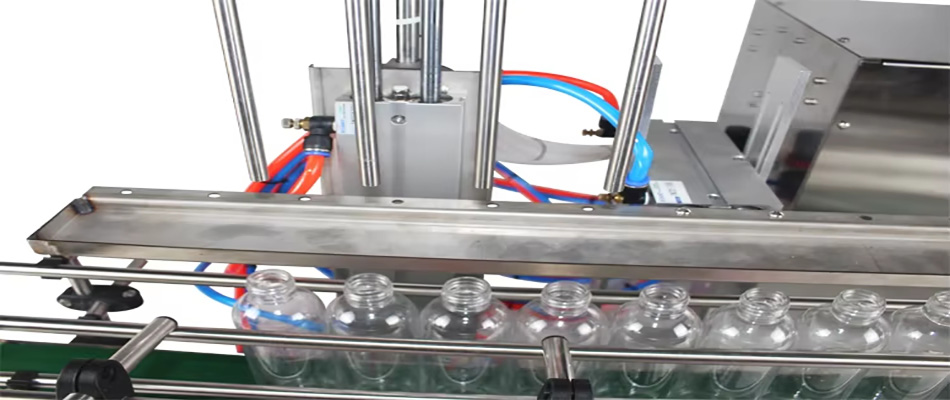 Automatic liquid filling machine 4 nozzle detergent vinegar laundry detergent filling machine