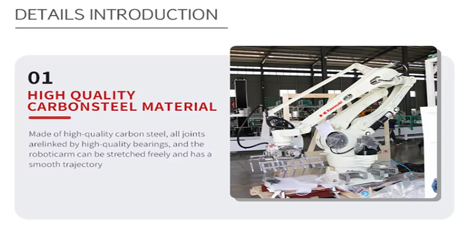 Fully automatic nut bagging Kawasaki palletizing robot for packaging grain box packing robot palletizer grain Kawasaki palletizing robot