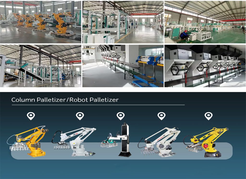 Fully automatic nut bagging Kawasaki palletizing robot for packaging grain box packing robot palletizer grain Kawasaki palletizing robot