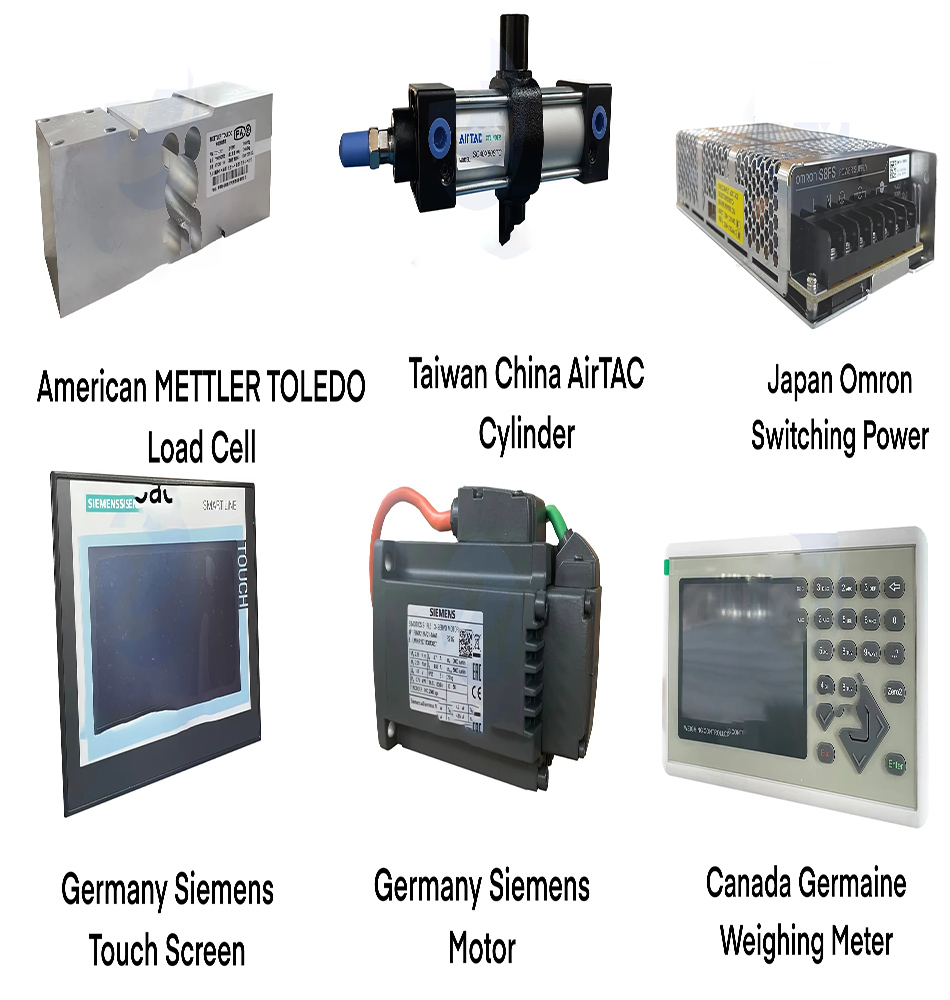 Automatic 50kg bag fertilizer robot palletizer Cement bag robot palletizer Box seed pellet robot palletizer