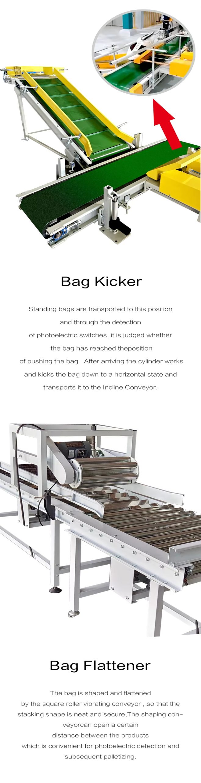 FANUCcustomised robot bag palletiser is suitable for bagged cement feed, gypsum powder, putty powder, yuanming powder, and industrial palletising robot.