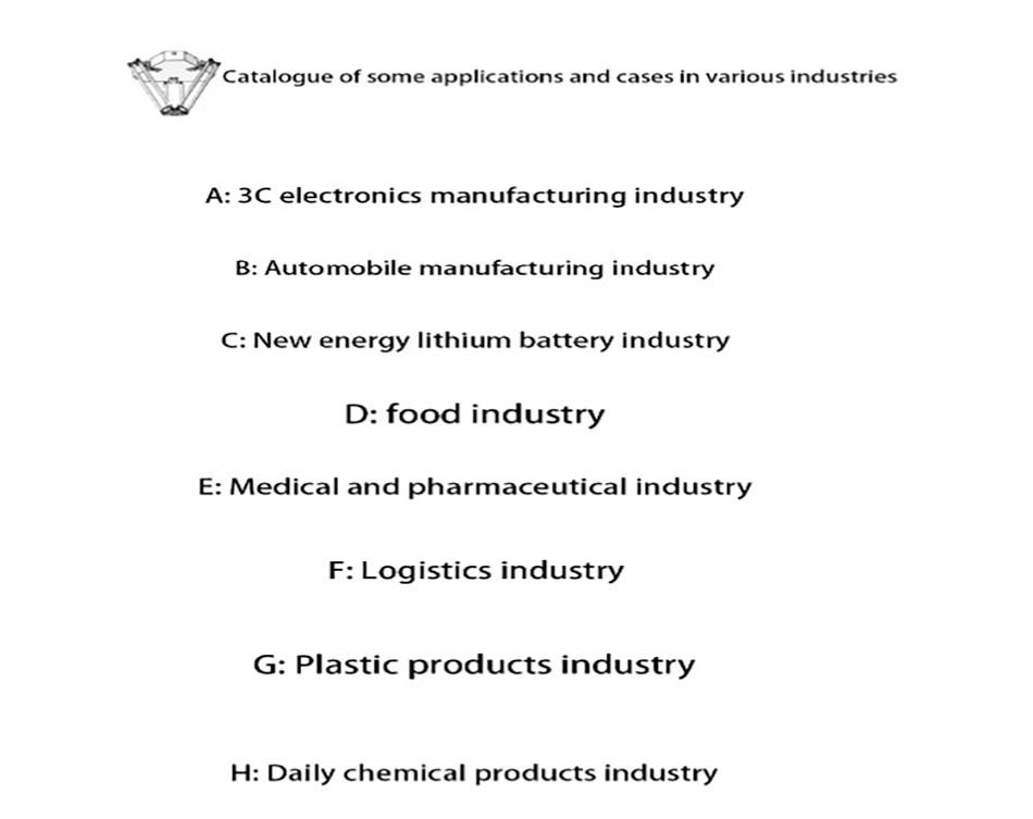 Industrial four-axis parallel robot high-speed handling of puffed food packaging grab spider hand simple box-packing liquor spider hand