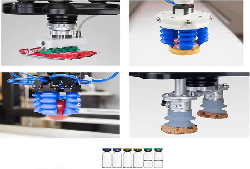 High-precision vision-guided pick-up position, high-speed arm, 3-axis, 4-axis food and dessert handmade soap sorting system, parallel robot