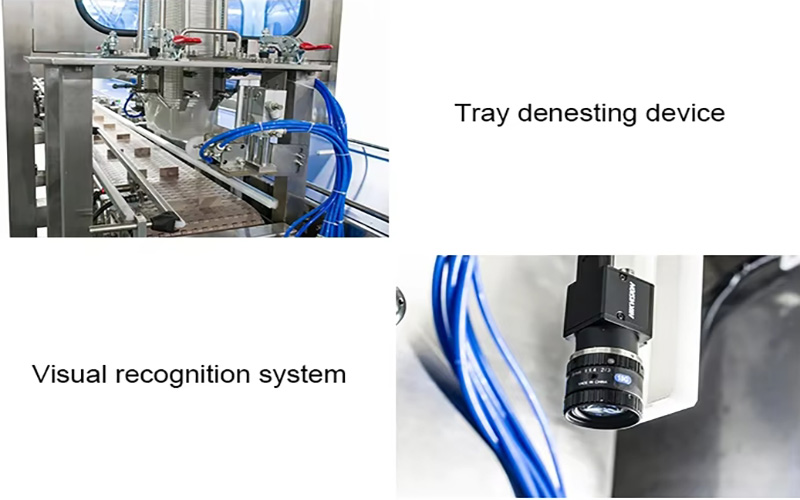 High-precision vision-guided pick-up position, high-speed arm, 3-axis, 4-axis food and dessert handmade soap sorting system, parallel robot