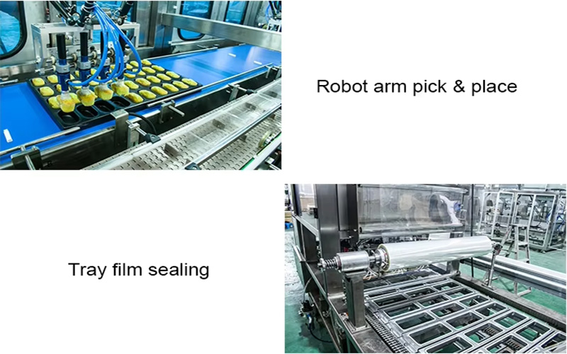 High-precision vision-guided pick-up position, high-speed arm, 3-axis, 4-axis food and dessert handmade soap sorting system, parallel robot