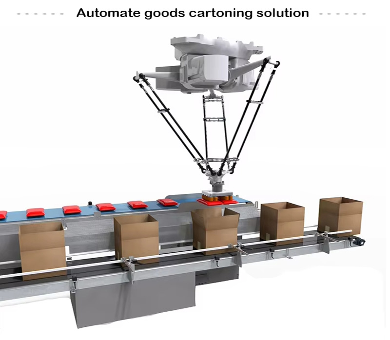 High-precision vision-guided pick-up position, high-speed arm, 3-axis, 4-axis food and dessert handmade soap sorting system, parallel robot