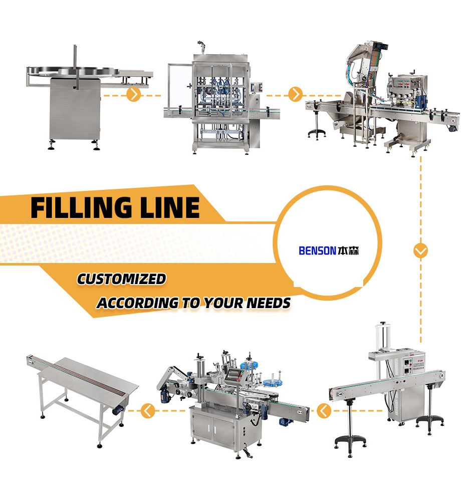 Fully automatic bottled hand soap, shampoo, lotion, face cream liquid paste filling machine