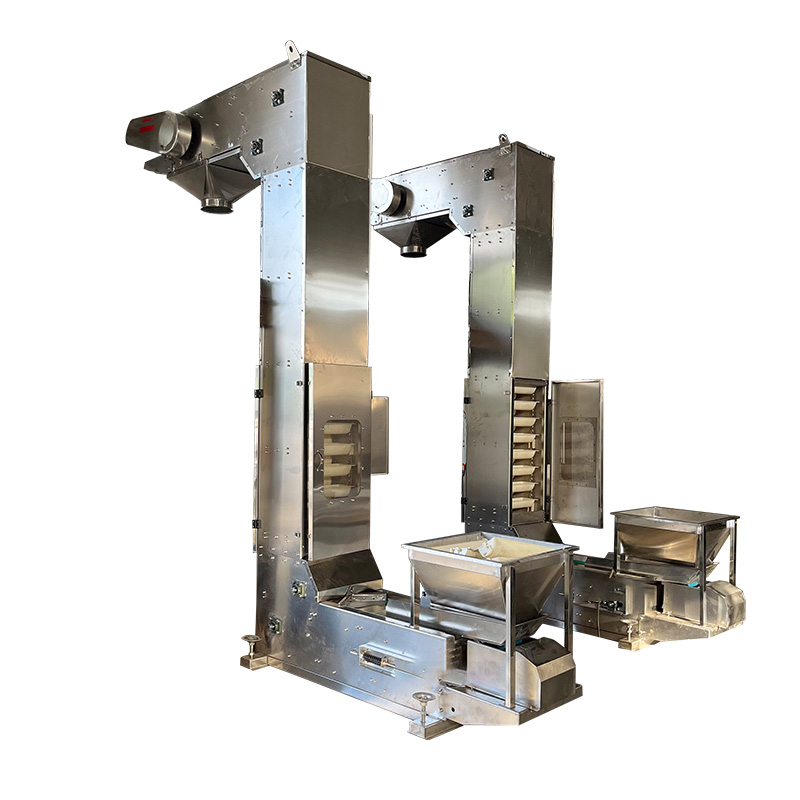 Unmanned intelligent Z-type bucket elevator Benson customized grain, peanut and sunflower seed vertical Z-type bucket elevator wholesale price